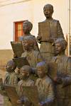 Choir Boys statue Cathedral of Guadix town of Guadix Province of Granada Andalusia Spain Europe