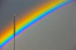 Detailed rainbow tower city of Regina Saskatchewan Canada