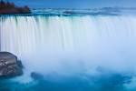Horseshoe Falls Niagara River Dusk Niagara Falls Ontario Canada