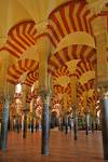 Stock photo of Naves of the Mezquita (Cathedral-Mosque), City of Cordoba, UNESCO World Heritage Site, Province of Cordoba, Andalusia (Andalucia), Spain, Europe.