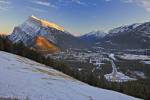 Town of Banff Mount Rundle Tunnel Mountain Canadian Rocky Mountains Banff National Park