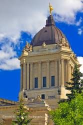 Golden boy statue Manitoba Legislative Building Winnipeg Manitoba Canada