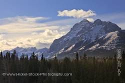 Mount Kidd Winter Spray Valley Provincial Park Canadian Rocky Mountains Alberta Canada