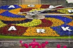 Niagara Parks Floral Clock along Niagara River Parkway Queenston Ontario Canada
