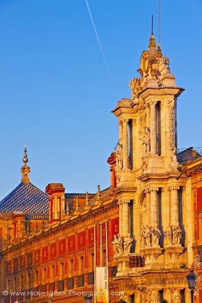 Stock photo of Palacio de San Telmo City of Sevilla Andalusia Spain