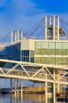 Atlantis Event Centre and Blue Sky at Ontario Place on the shore of Lake Ontario Toronto Ontario Can