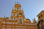 Stock photo of Basilica de la Macarena in the Macarena district, City of Sevilla (Seville), Province of Sevilla, Andalusia (Andalucia), Spain, Europe.