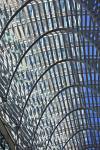 Stock photo of modern architecture at the interior of Brookfield Place in downtown Toronto, Ontario, Canada.