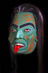 Otter Woman Mask Sean Whonnock Native American Art Vancouver Island British Columbia Canada