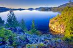 Stock photo of the beautiful scenery of Tofino Inlet on the West Coast of Vancouver Island, British Columbia, Canada.