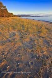 Sunset at Agawa Bay on Lake Superior in Lake Superior Provincial Park Ontario Canada