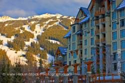 Blackcomb Mountain Pan Pacific Hotel Village Stroll Whistler Village British Columbia Canada