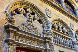 Entrance details to Capilla Real y Museo in City of Granada Province of Granada Andalusia Spain