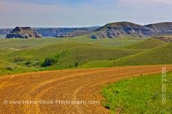 Road to Castle Butte in the Big Muddy Badlands of Southern Saskatchewan Canada