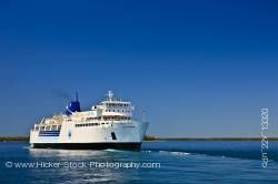 Chi-Cheemaun ferry boat Bruce Peninsula for Manitoulin Island in Lake Huron Ontario Canada
