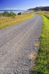 Gravel Road Hurunui River Mouth Cheviot New Zealand