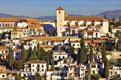 Iglesia de San Nicolas Plaza de San Nicolas in Albayzin City Granada