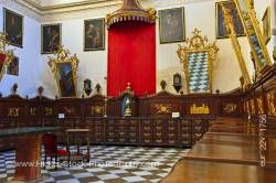 Interior of Granada Cathedral City of Granada Province of Granada Andalusia Spain