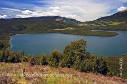 View of ranges surrounding Lake Rotoiti seen from Mt Roberts Road Nelson Lakes National Park