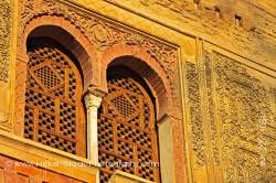 Windows of the Wine Gate Puerta del Vino Alcazaba La Alhambra Granada Andalusia