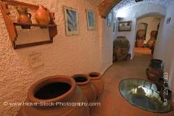 Museo de Alfareria Cueva La Alcazaba Museum of Ceramics Guadix Province of Granada Andalusia