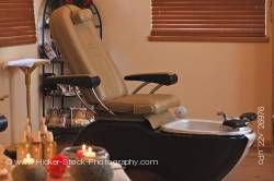 Pedicure spa chair Black Bear Resort & Spa Port McNeill Northern Vancouver Island Vancouver Canada