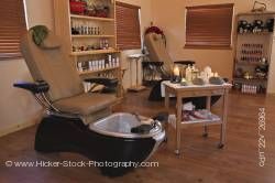 Pedicure spa chairs Black Bear Resort & Spa Port McNeill Vancouver Island British Columbia Canada