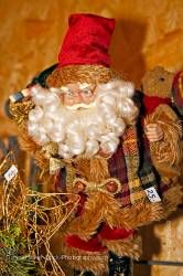 Santa Claus ornament Christmas Market Hexenagger Castle Hexenagger Bavaria Germany