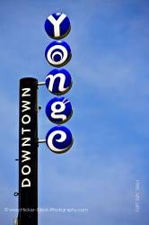 Yonge Street Downtown Toronto Sign