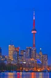 Toronto skyline high rises CN Tower