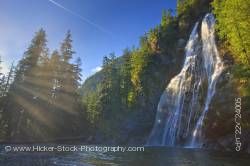 Virgin Falls Tofino Creek Vancouver Island British Columbia Canada