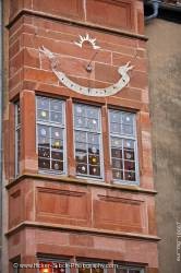 Window decoration building Burg Ronneburg Germany