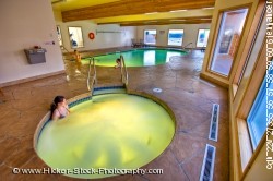 Spa Hot tub women pool Black Bear Resort Port McNeill British Columbia Canada