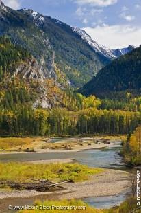 Stock photo of Elk River and the Mount Broadwood Heritage Conservation Area, East Kootenay, British Columbia, Canada.