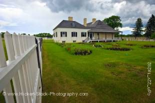 Stock photo of Big House, Lower Fort Garry - a National Historic Site, Selkirk, Manitoba, Canada.