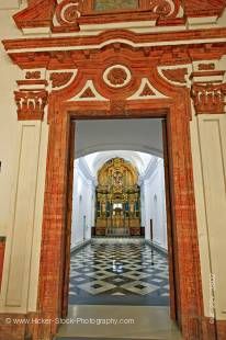 Stock photo of the Alter in the Monasterio de Santa Maria de las Cuevas - La Cartuja de Seville (Monastery of Santa Maria of the Caves), Centro Andaluz Arte Contemporaneo (Andalusian Centre of Contemporary Arts), Isla de la Cartuja, City of Sevilla (Sevil