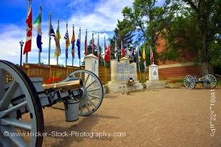 Stock photo of the Memorial Monument and Honour Role at the RCMP Academy, City of Regina, Saskatchewan, Canada.