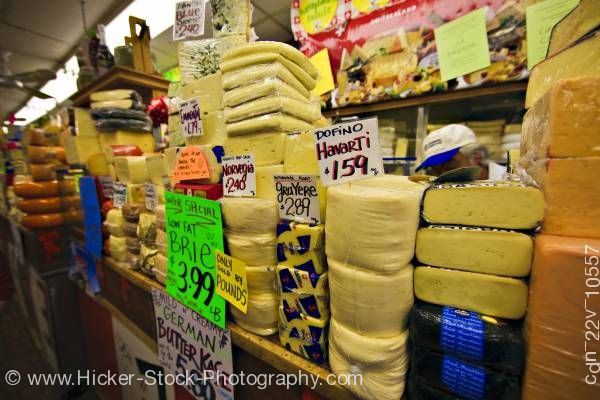 Stock photo of Cheese Shop Kensington Market Toronto Ontario Canada