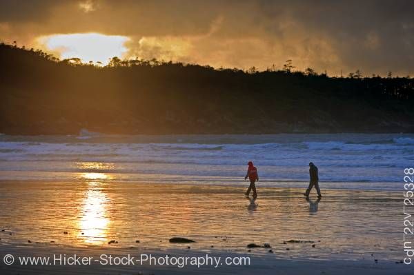 Stock photo of Cox Bay near Tofino on the West Coast of Vancouver Island British Columbia Canada