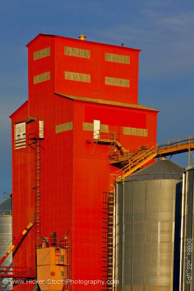 Stock photo of Grain elevator town of Morse Saskatchewan Canada