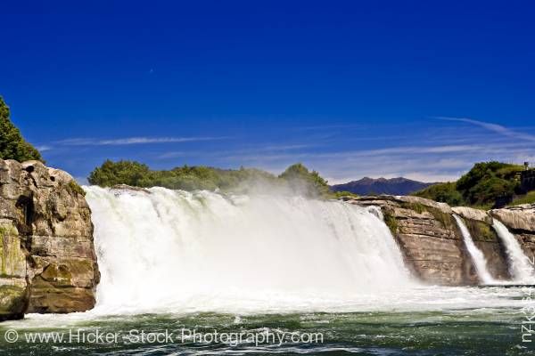 Stock photo of Maruia Falls Scenic Reserve Murchison New Zealand