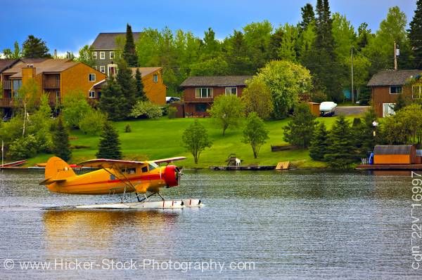 Stock photo of Norseman Bush Aircraft on Water Red Lake Ontario Canada