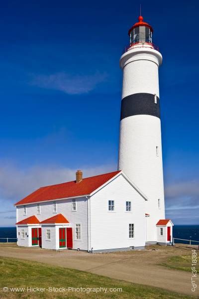 Stock photo of Point Amour Lighthouse Point in L'Anse-Amour Labrador Strait of Belle Isle