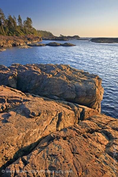 Stock photo of South Beach Pacific Rim National Park Long Beach Unit Vancouver Island British Columbia Canada