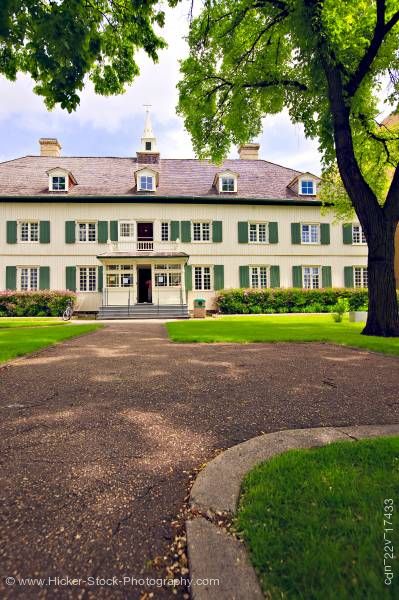 Stock photo of Saint Boniface Museum the Former Grey Nuns Convent at St Boniface in the City of Winnipeg in Manitob