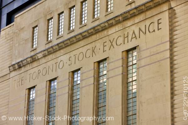 Stock photo of Former Toronto Stock Exchange Building Ontario Canada